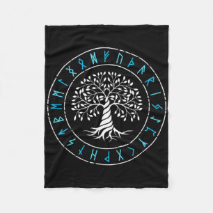 Yggdrasil Levensboom Viking Runen Noorse Mythologi Fleece Deken