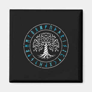 Yggdrasil Levensboom Viking Runen Noorse Mythologi Magneet
