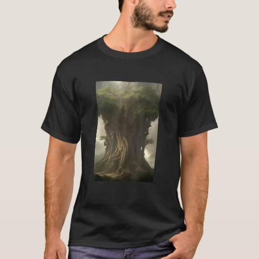 Yggdrasil Noordse Mythologie Viking Valhalla T-shirt (Voorkant)