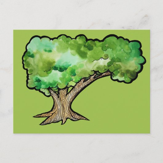 Yggdrasil Noorse levensboom Briefkaart (Voorkant)
