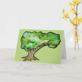 Yggdrasil Noorse levensboom Kaart (Gele Bloem)