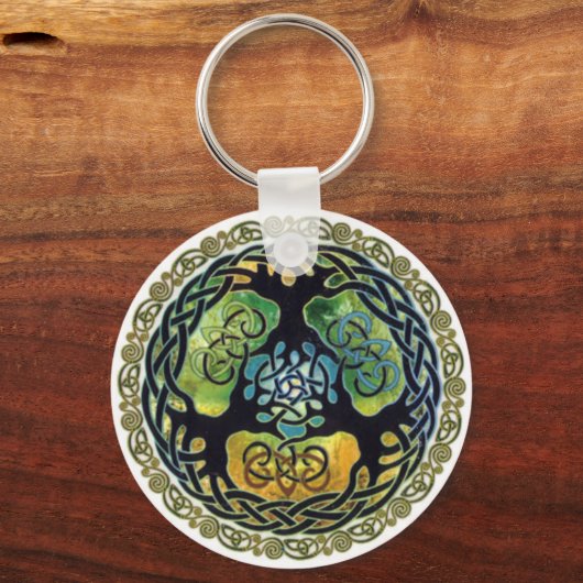 Yggdrasil/sleutelhanger van levensboom sleutelhanger (Voorkant)