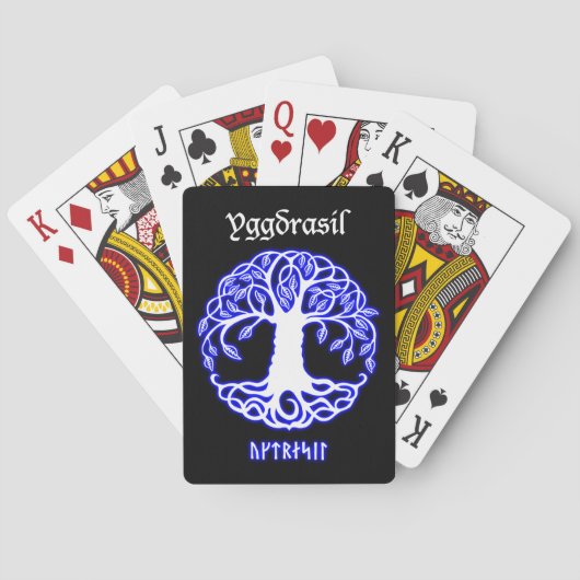 Yggdrasil The Tree of Life Pokerkaarten (Achterkant)