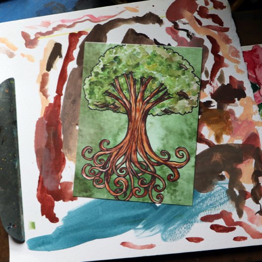 Yggdrasil Tree Norse Mythology Briefkaart
