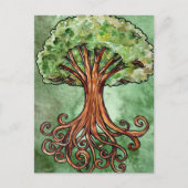 Yggdrasil Tree Norse Mythology Briefkaart (Voorkant)