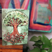 Yggdrasil Tree Norse Mythology Waterverf Card Kaart