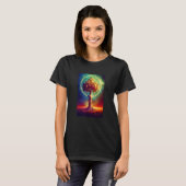 Yggdrasil World Tree of Life Viking Celtric Unique T-shirt (Voorkant volledig)