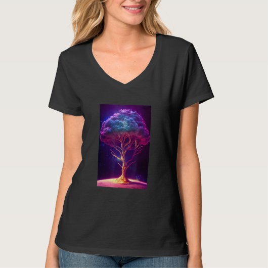 Yggdrasil World Tree of Life Viking Celtric Unique T-shirt (Voorkant)