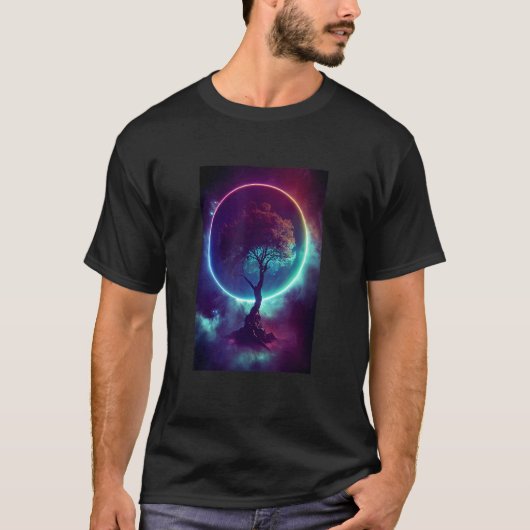 Yggdrasil World Tree of Life Viking Celtric Unique T-shirt (Voorkant)