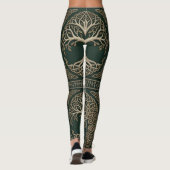 Yggdrasils Gouden Erfenis Leggings (Achterkant)
