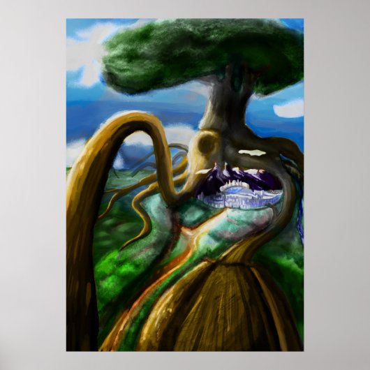 Yggdrassil Poster (Voorkant)