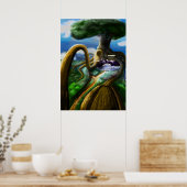 Yggdrassil Poster (Keuken)