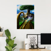Yggdrassil Poster (Thuiskantoor)