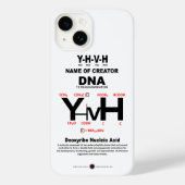 YHVH-DNA Chemical Bond Case-Mate iPhone Case (Achterkant)
