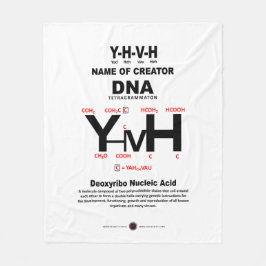 YHVH-DNA Chemical Bond Fleece Deken