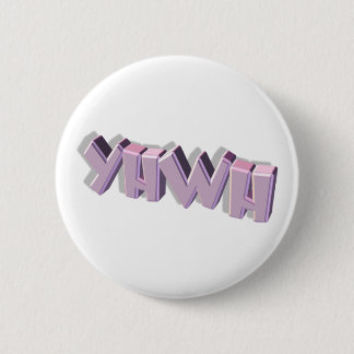 YHWH3 3D RONDE BUTTON 5,7 CM