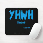 YHWH Bijbelprijzen Muismat (Met muis)