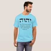 YHWH - De naam van God T-Shirt (Voorkant volledig)