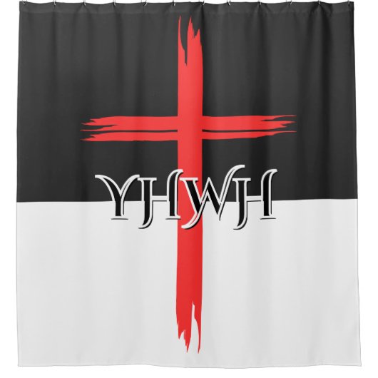 YHWH Douchegordijn (Voorkant)