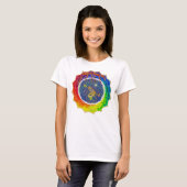 YHWH HOESJES EARTH~Canvas Slouchy T-Shirt (Voorkant volledig)