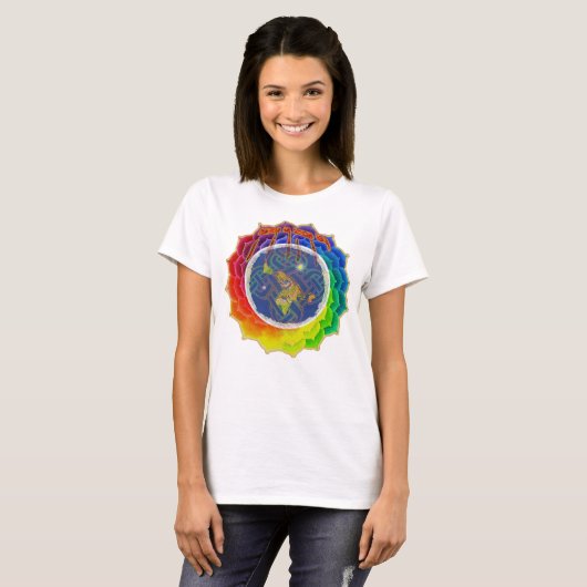 YHWH HOESJES EARTH~Canvas Slouchy T-Shirt (Voorkant volledig)