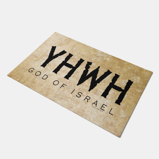 YHWH (Jehovah) Deurmat (Schuin)