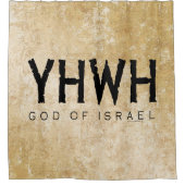 YHWH (Jehovah) Douchegordijn (Voorkant)