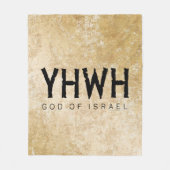 YHWH (Jehovah) Fleece Deken (Voorkant)