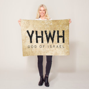 YHWH (Jehovah) Fleece Deken