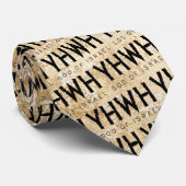 YHWH Jehovah Stropdas (Opgerold)