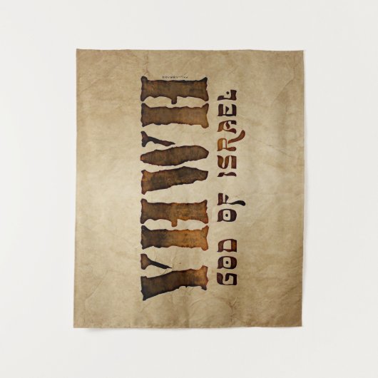 YHWH Jehovah Wandkleed (Voorkant)