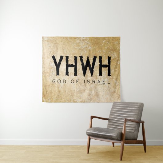 YHWH (Jehovah) Wandkleed (In Situ (horizontaal))
