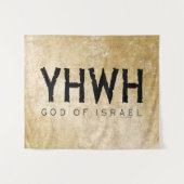 YHWH (Jehovah) Wandkleed (Voorkant (horizontaal))