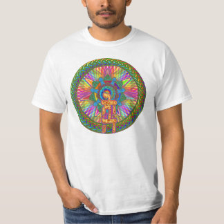 YHWH-man met regenboogbraid T-shirt