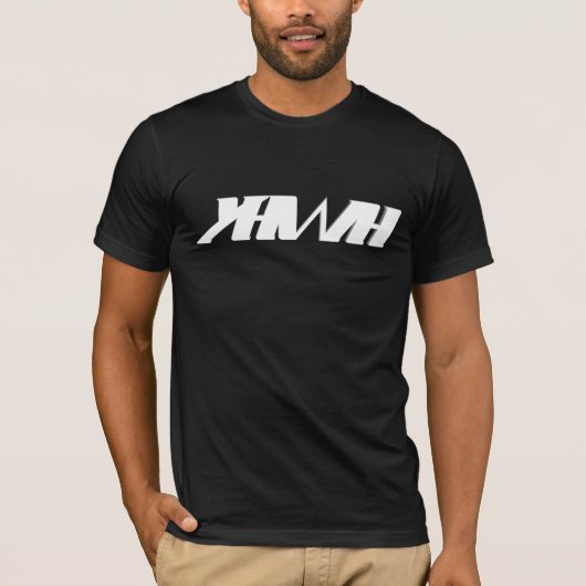 YHWH Modern Blanc T-shirt (Voorkant)
