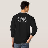 YHWH Signature Long hoeve Dark T-shirt (Achterkant volledig)
