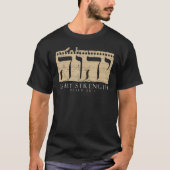YHWH Tetragrammaton Yahweh Elohim Hebreeuws Israëe T-shirt (Voorkant)