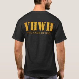 YHWH (Yahweh, Jehovah) Stencil Tetragrammaton T-shirt