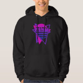 YHWH Yahweh Tetragrammaton Retro Hoodie (Voorkant)