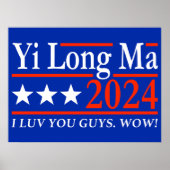 Yi Long MA 2024 Ik hou van jullie jongens Poster (Voorkant)