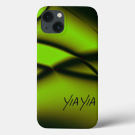 Yia Yia Design Green Case-Mate iPhone Case
