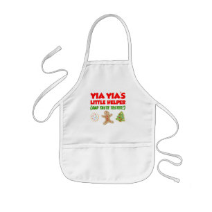 Yia Yia's Kleine Helper Kerstkoekjes Kinder Schort