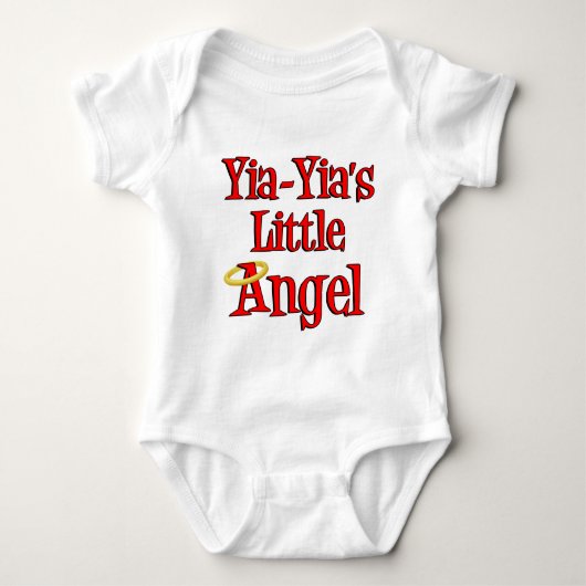 Yia-Yia's Little Angel Romper (Voorkant)