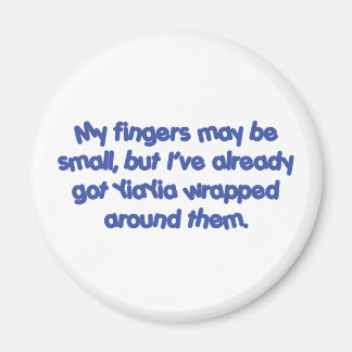 YiaYia' s Wrapped (Blauw) Magneet