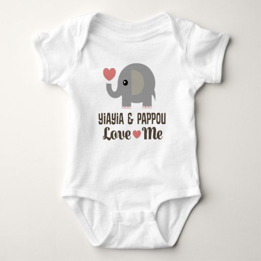 Yiayia en Pappou Love Me kleinchild Romper (Voorkant)