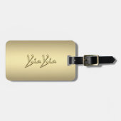YiaYia Gold Bagagelabel (Voorkant horizontaal)