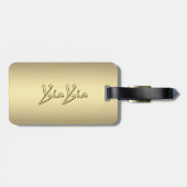 YiaYia Gold Bagagelabel (Achterkant horizontaal)