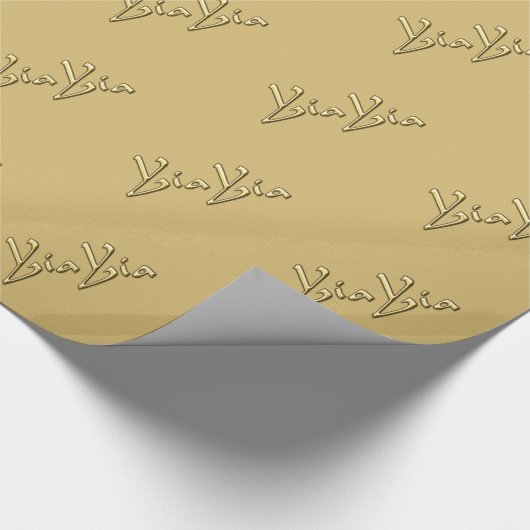 YiaYia Gold Cadeaupapier (Hoek)