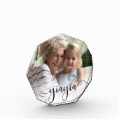 Yiayia | Grandma Script Overlay Fotoblokken (Links)