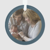 Yiayia greek oma foto Kerstmis Ornament (achterkant)